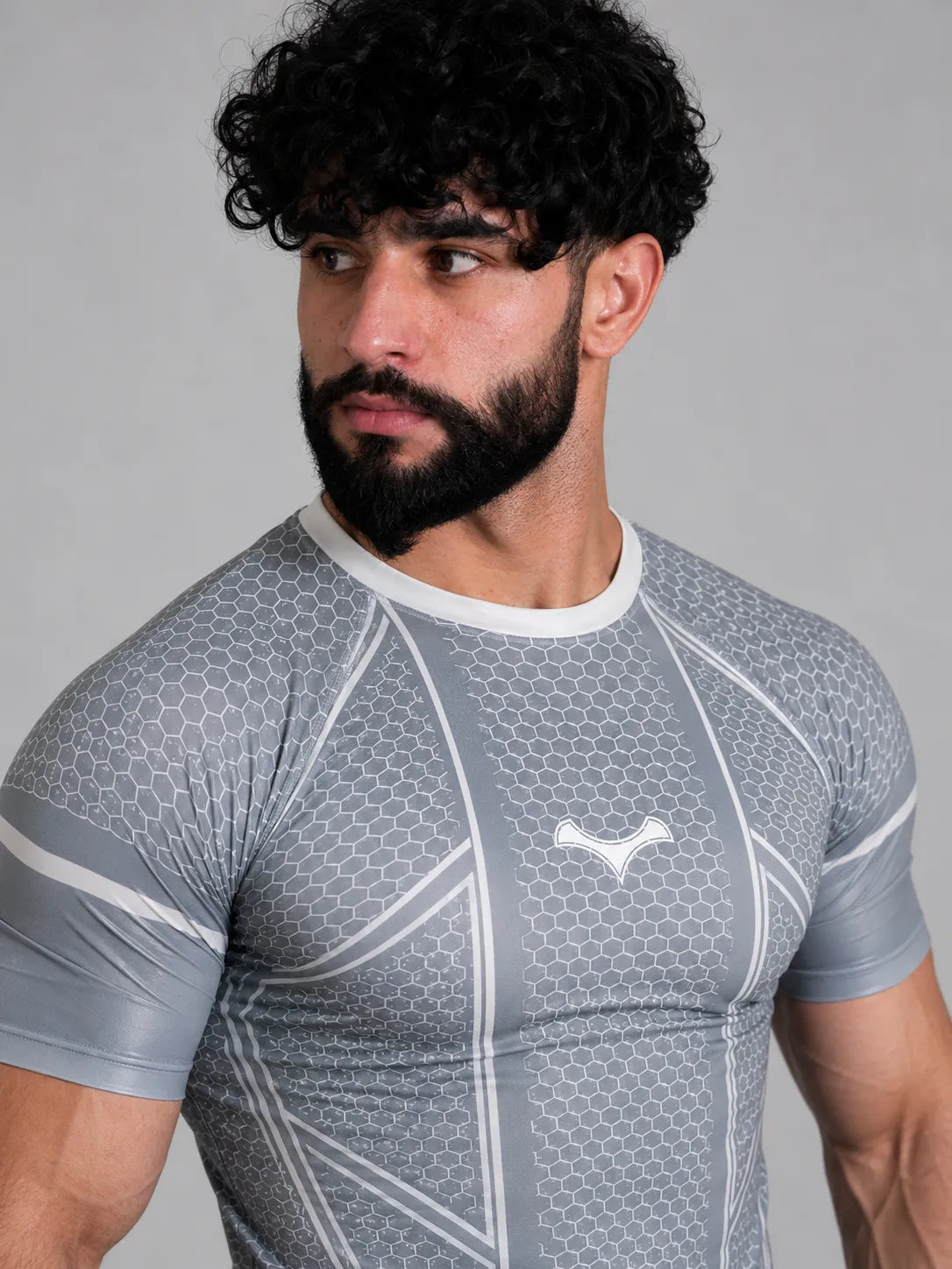 Hex White Compression Shirt for Men – Zlaxfit