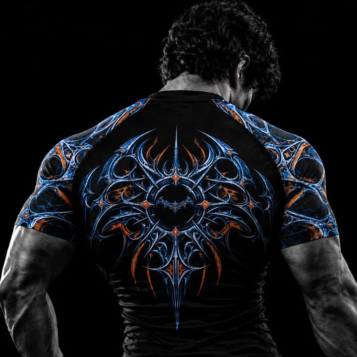 ZlaxFit black exercise shirt for men's workouts