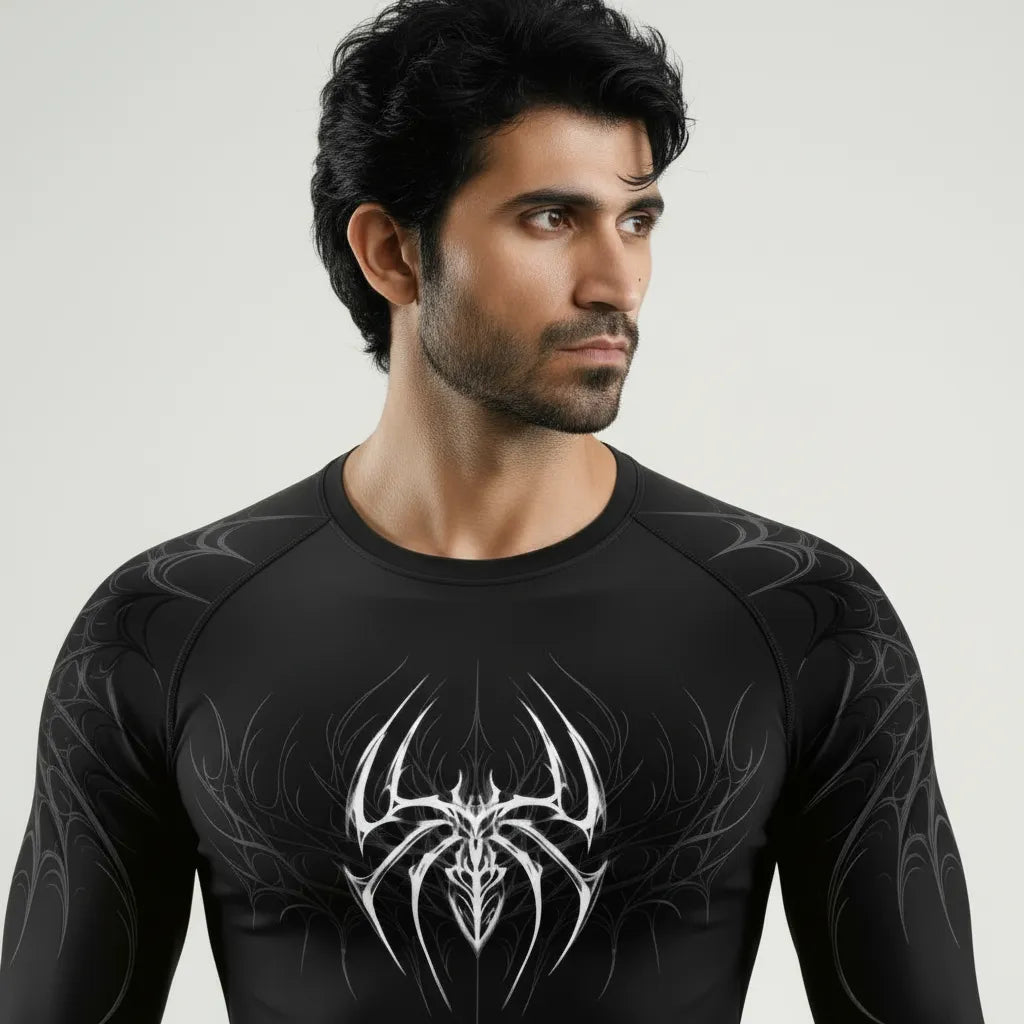 Spider Web Compression (White)