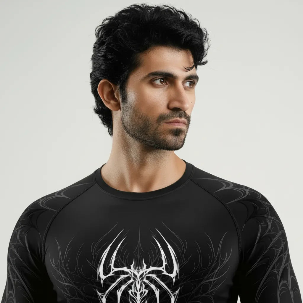 Spider Web Compression (White)