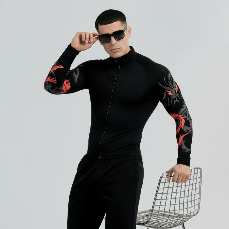 Draco Rage Zip Compression (Black)