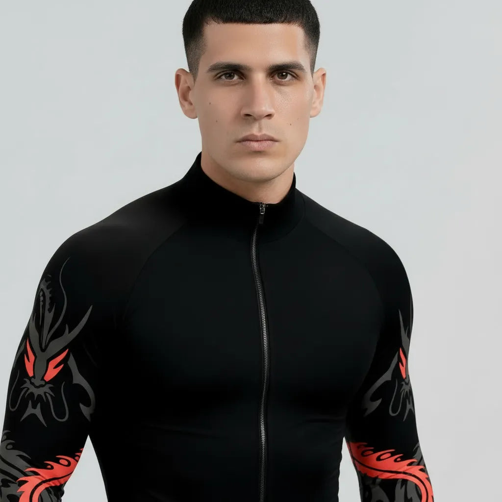Draco Rage Zip Compression (Black)
