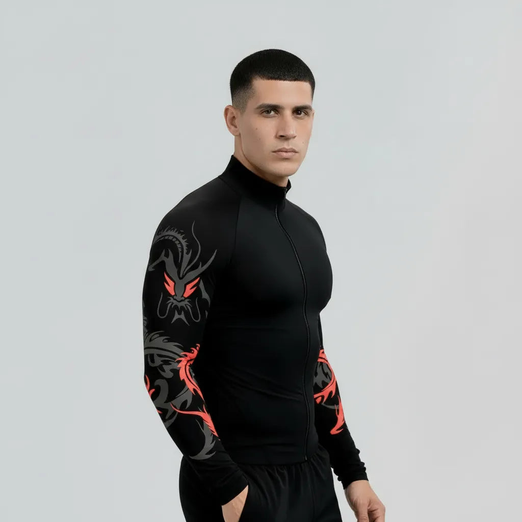 Draco Rage Zip Compression (Black)
