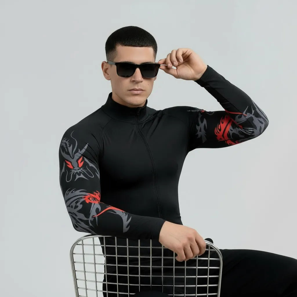 Draco Rage Zip Compression (Black)