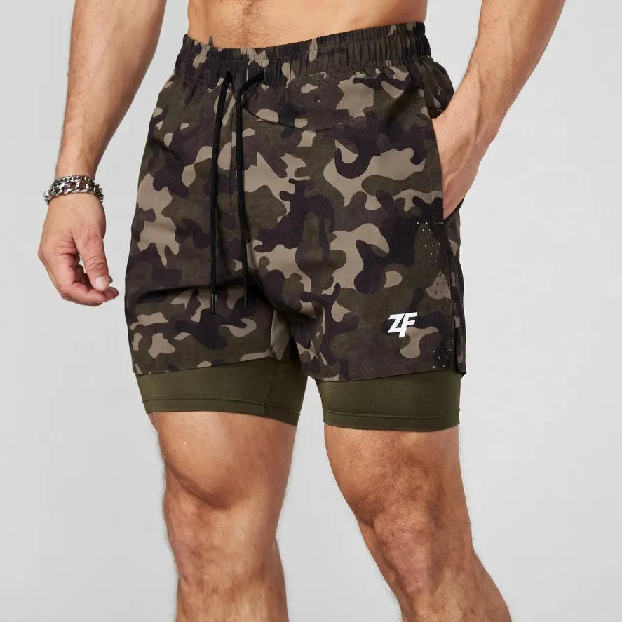 Apex Camo Shorts – Olive