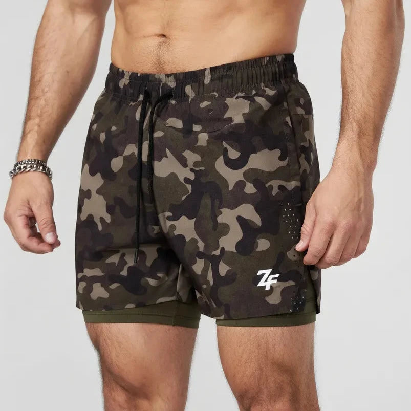 Apex Camo Shorts – Olive