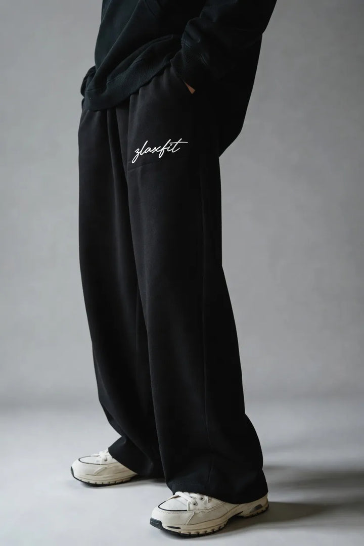 Melange Flow Joggers White