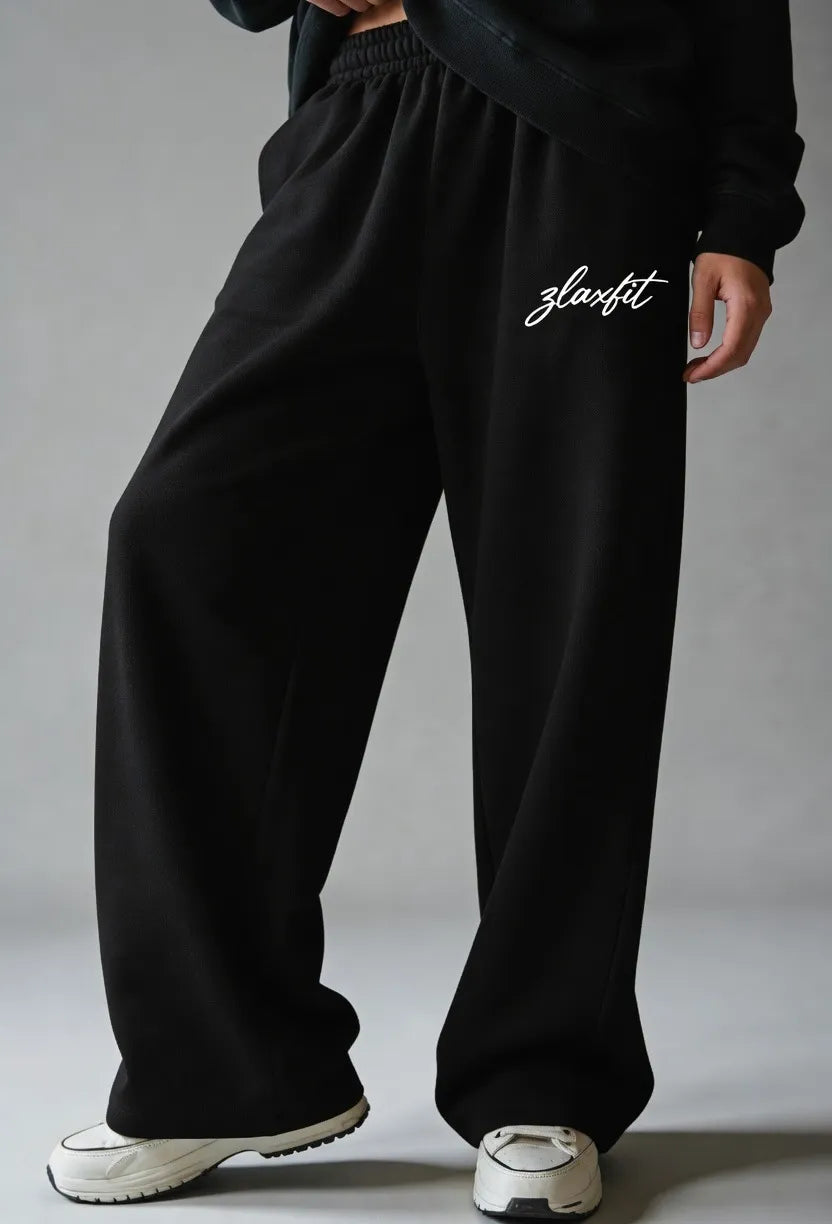 Melange Flow Joggers White