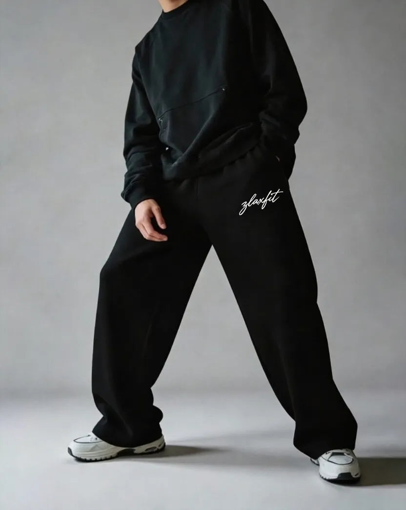 Melange Flow Joggers White