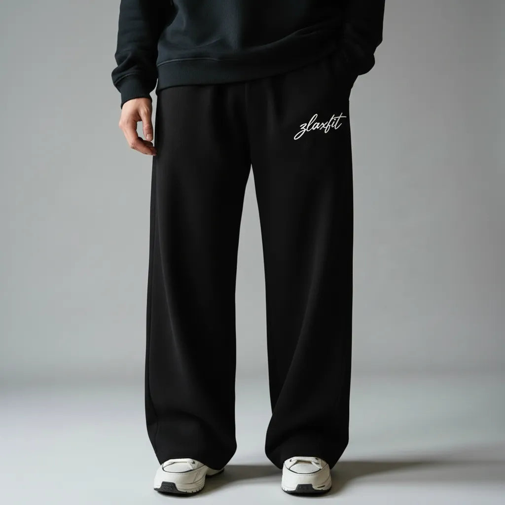 Melange Flow Joggers White