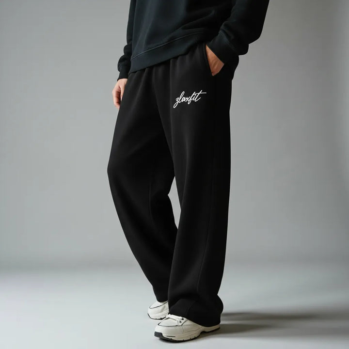 Melange Flow Joggers White
