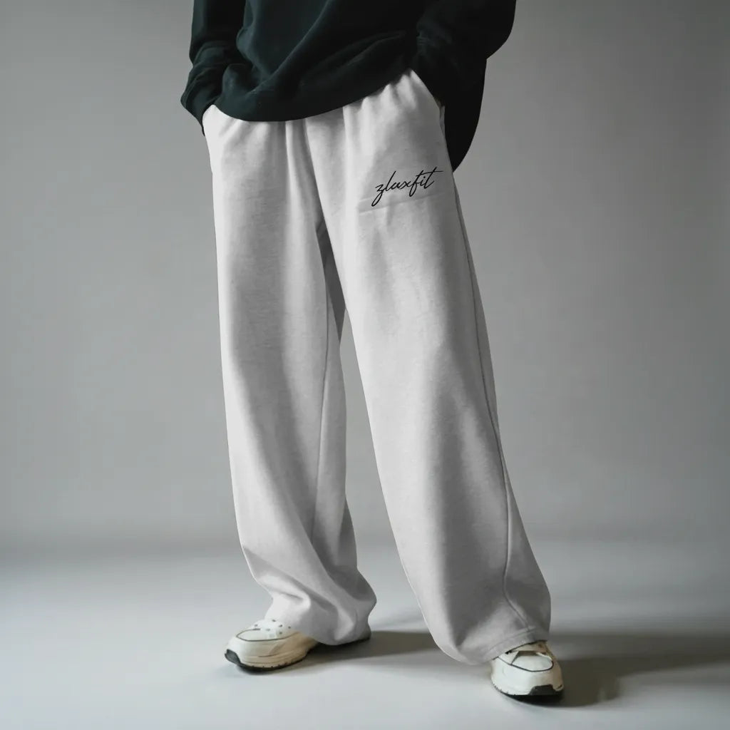 Melange Flow Joggers Black