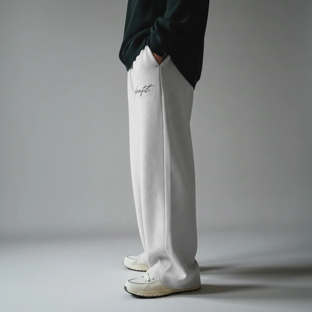 Melange Flow Joggers Black