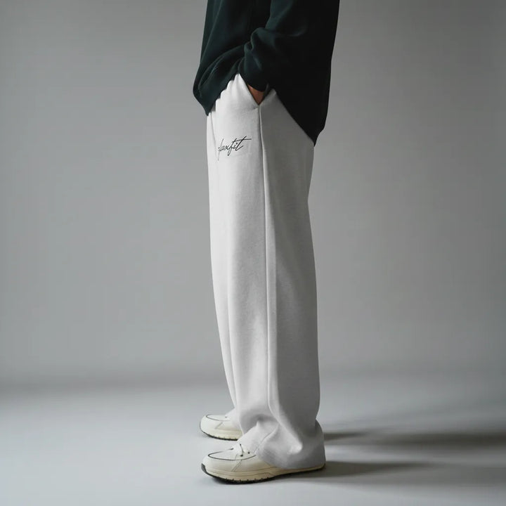 Melange Flow Joggers Black