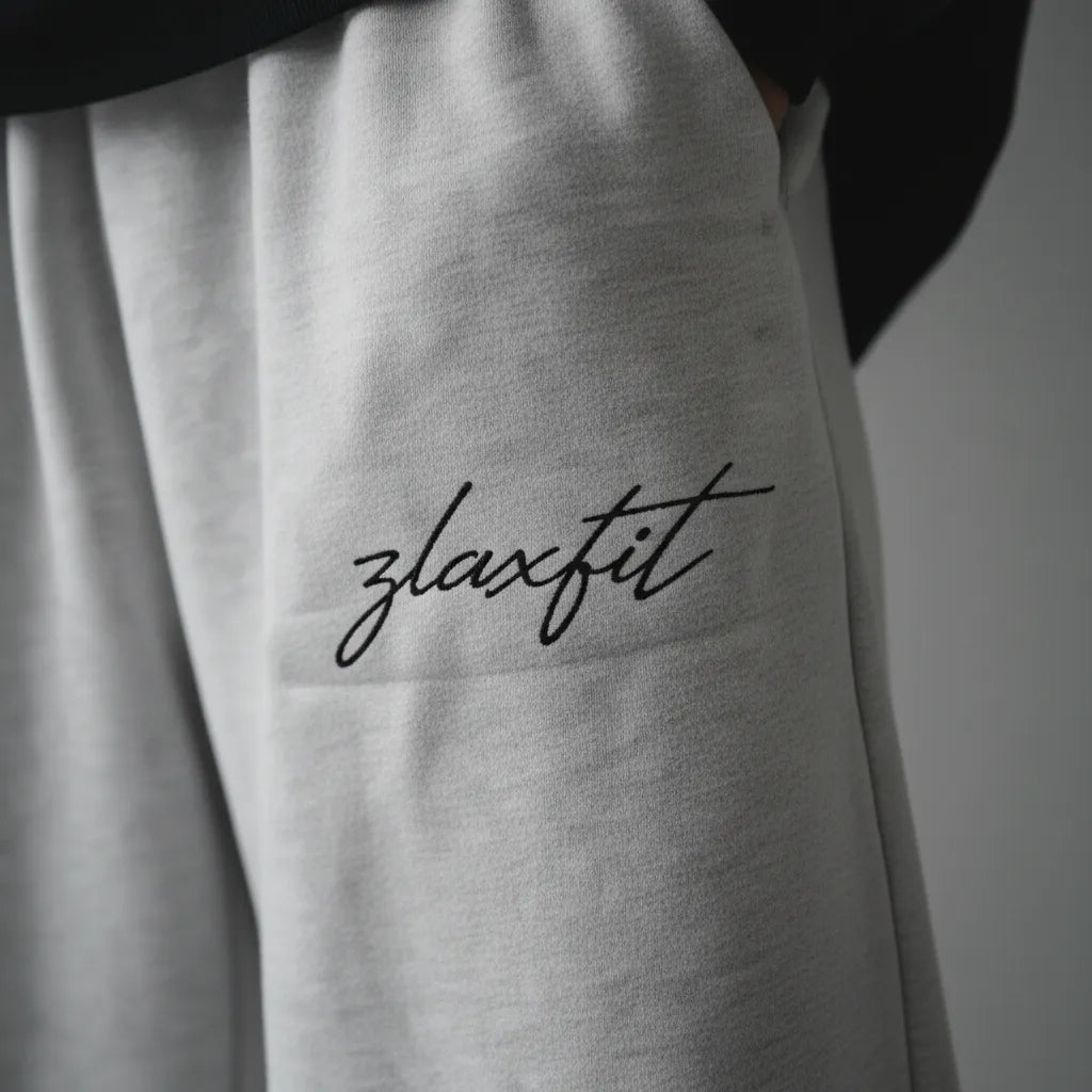 Melange Flow Joggers Black