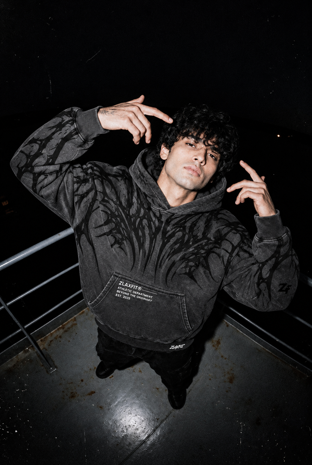 mens-grey-black-graphic-hoodie