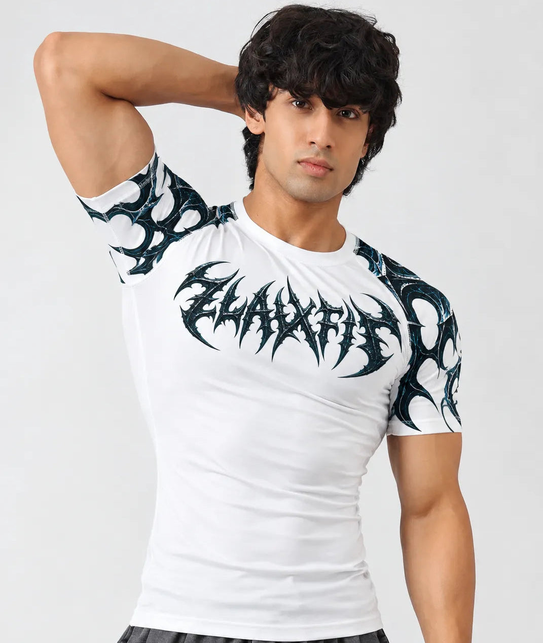 gym compression top for men by ZlaxFit