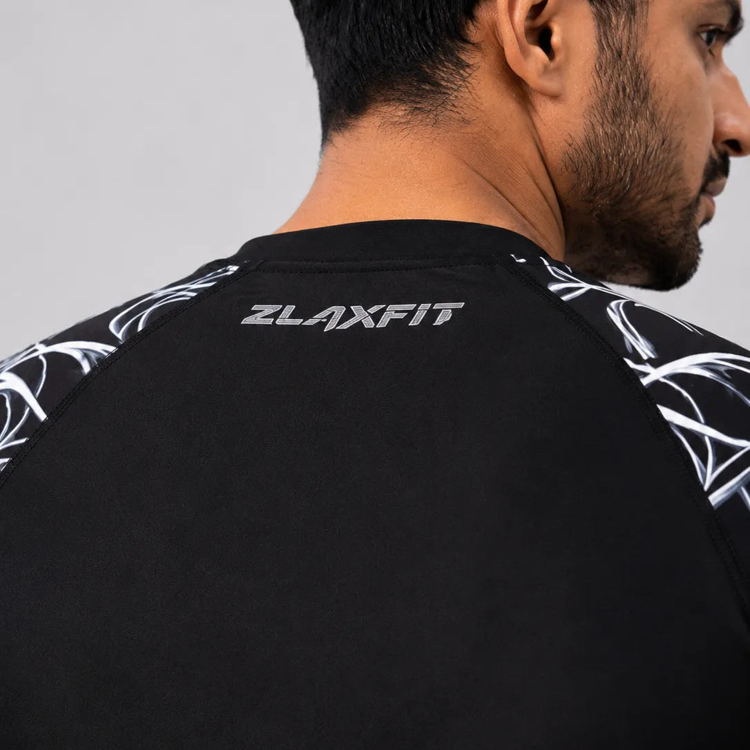 Premium muscle fit compression shirt for training and workouts