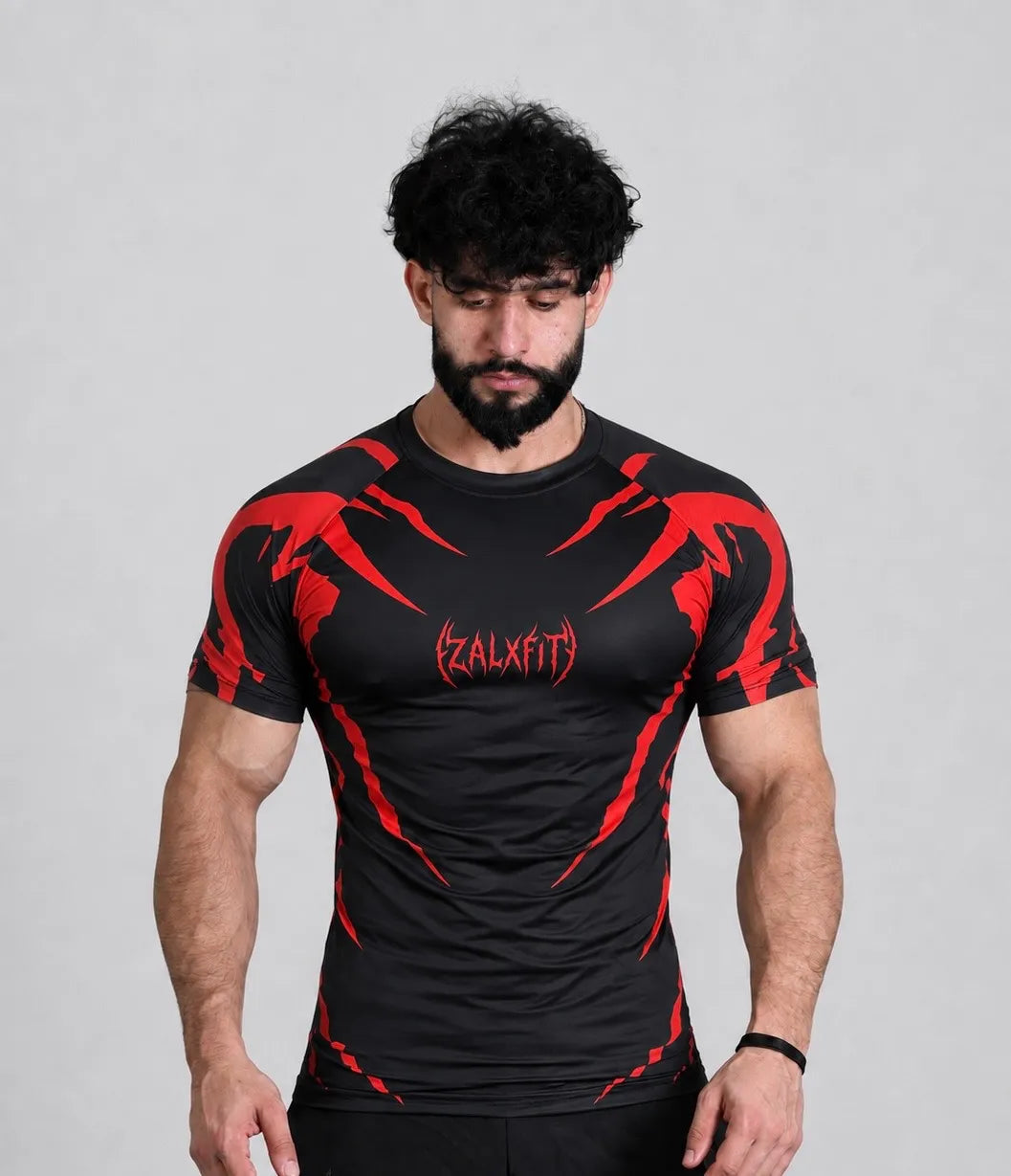 Red Men's Compression Shirt Pakistan