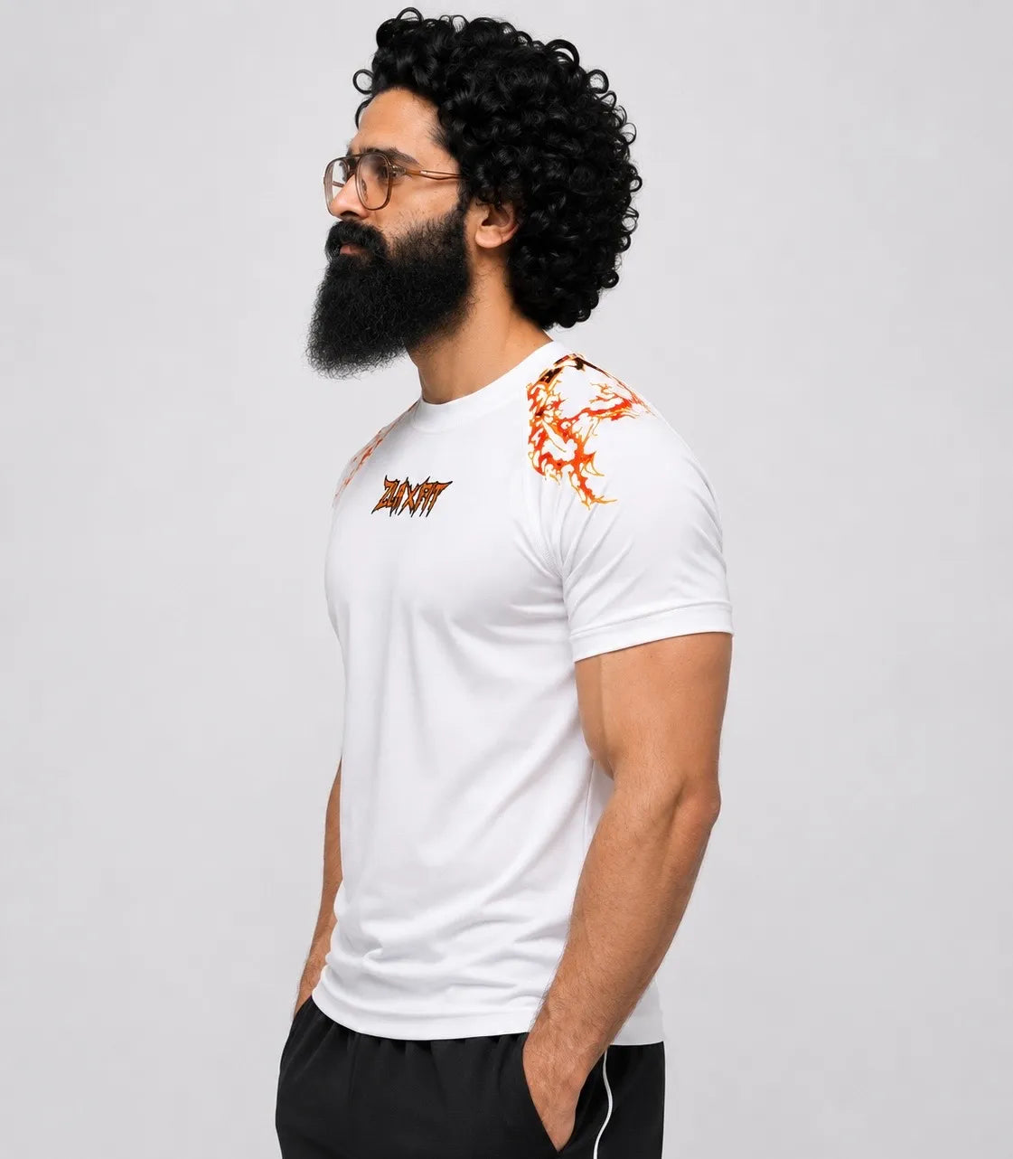 Athletic short sleeve gym shirt for men modern activewear in Pakistan