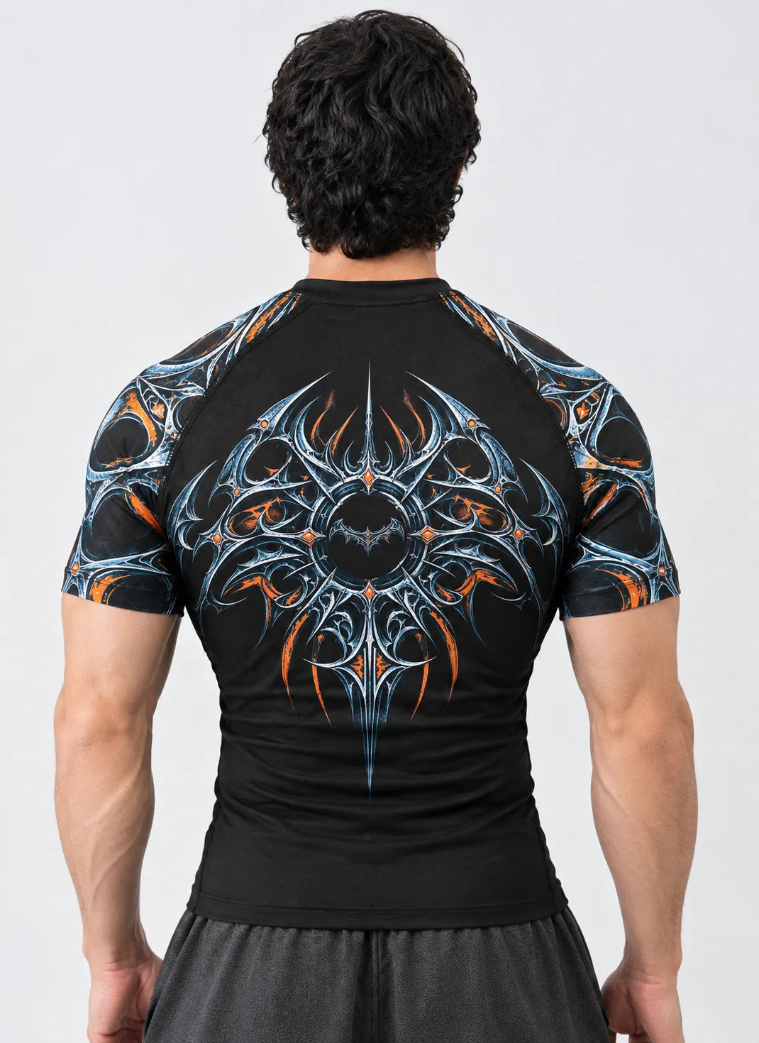 ZlaxFit black exercise shirt for men's workouts